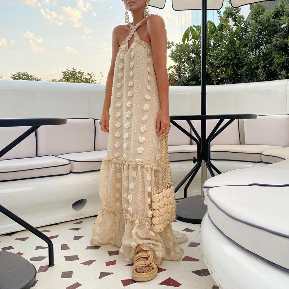 TWOTWINSTYLE однотонные свободные платья с 3D цветами для женщин лоскутное платье без