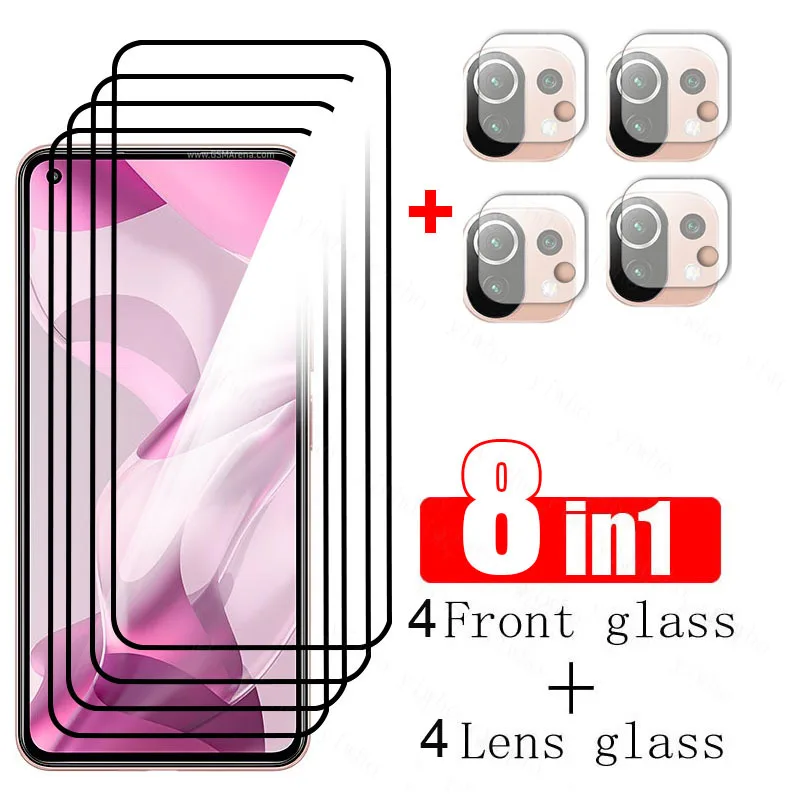 

Full Cover Glass For Xiaomi Mi 11 Lite 5G NE Glass For Mi 11 Lite 5G NE Glass Screen Protector For Mi 11 Lite 5G NE Lens Glass