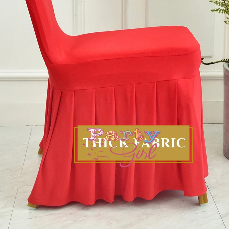 Нижняя деталь чехла для стула 100% универсальные чехлы банкетных свадебных