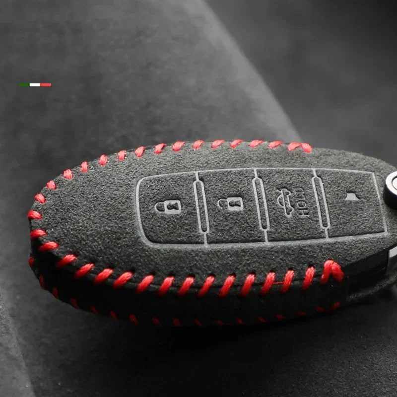 Замшевый защитный чехол для ключей аксессуары Nissan Juke Kicks Quashqai J11 J10 X Trail T32 Rogue