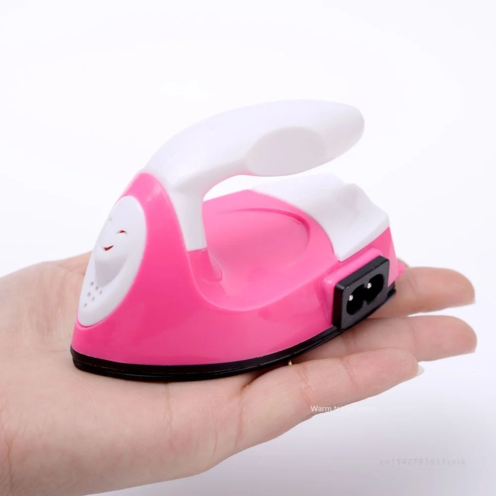 Mini Electric Iron Portable Travel Craft Clothing Sewing Pad Electric Protection Household Cover Iron Supplies L4G6