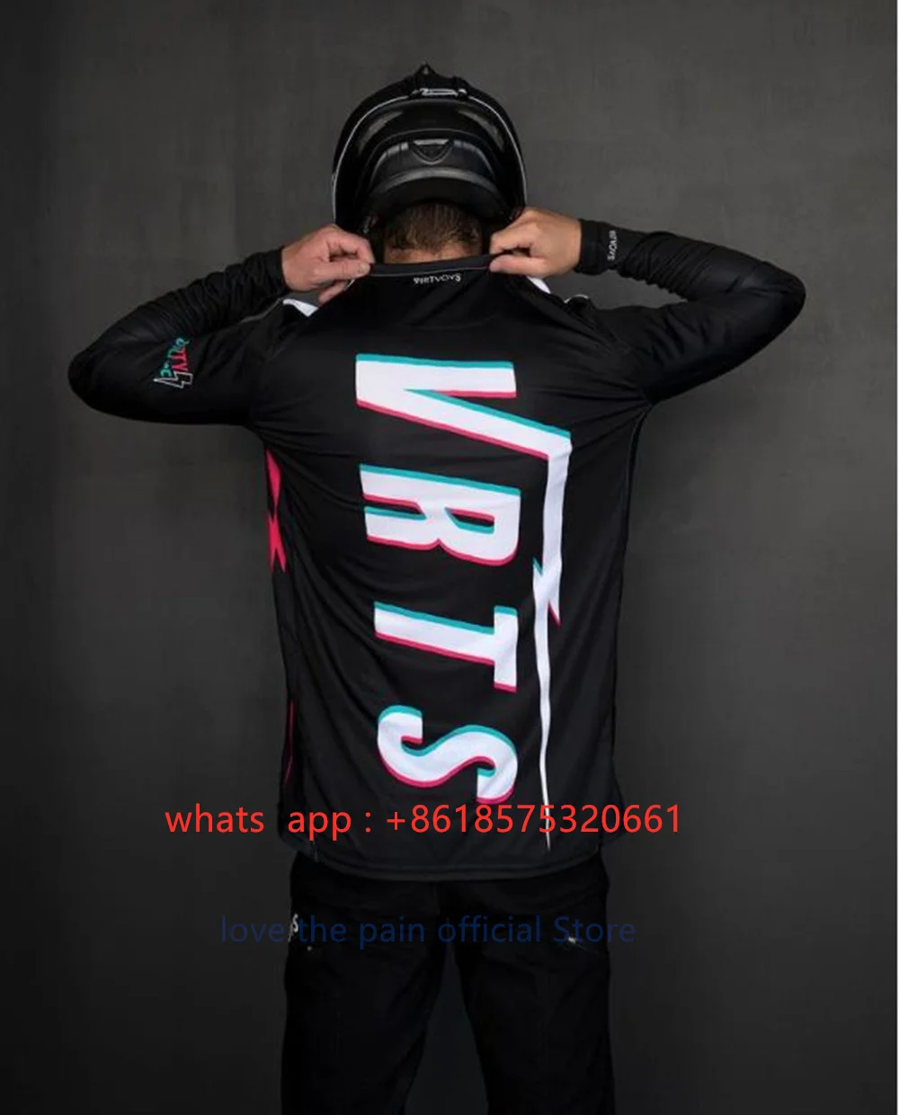 

Virtuous Vrts Men Mtb Bike Motocross Jersey Bmx Mountain Downhill Bike Clothing Enduro Racing Shirt Breathable Jerseys Dh New