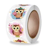500pcs owl sticker cute animals sticker for kids classic toy decoration school teacher supplies encouragement sticker