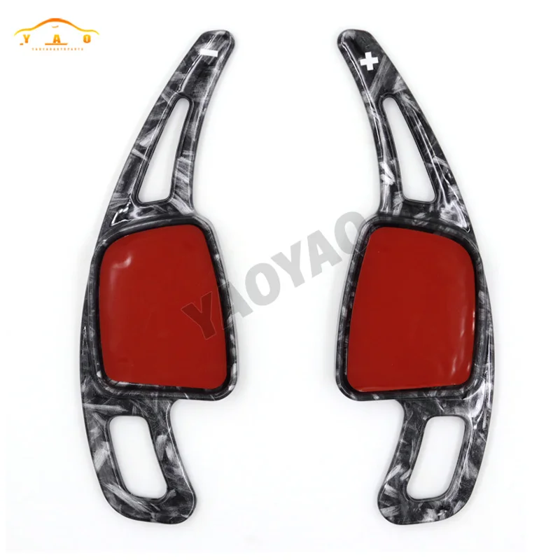 

Лопатка переключения передач для Audi A3 S3 A5 S5 2017 A4 B9 Q7 2016-2017 TT TTS аксессуары из углеродного волокна автомобильное рулевое колесо переключения передач