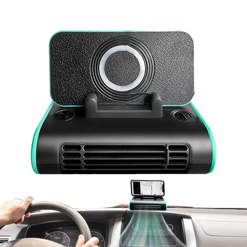 

Center Console Car Fan Desktop Fan Car Cooling Fan Automobile Vehicle Fan Universal Functional Quiet Dashboard Auto Cooling Fan