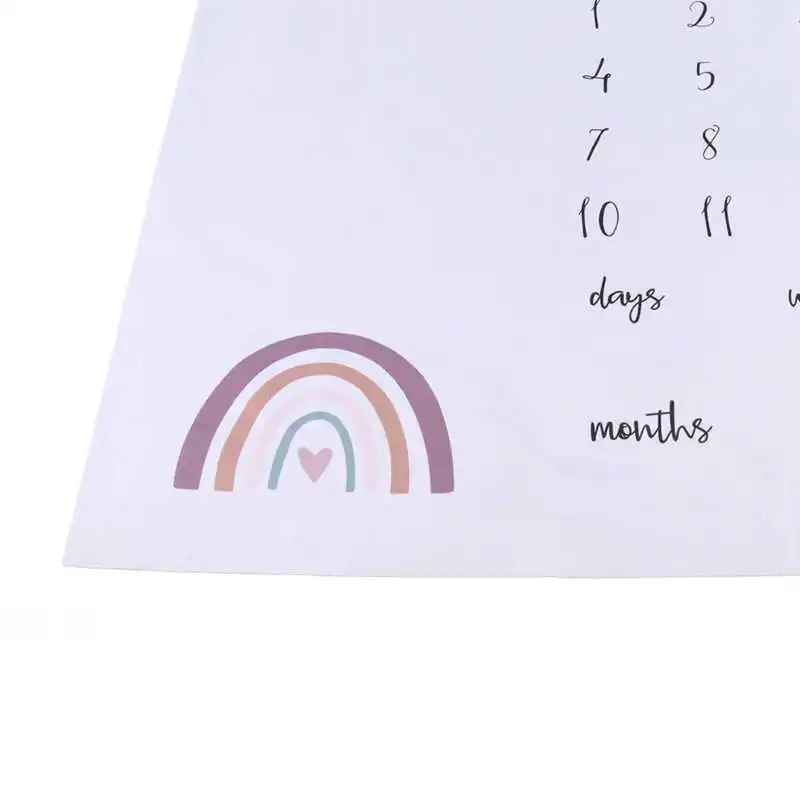 Детское одеяло Milestone реквизит для фотосъемки новорожденных месячное детского