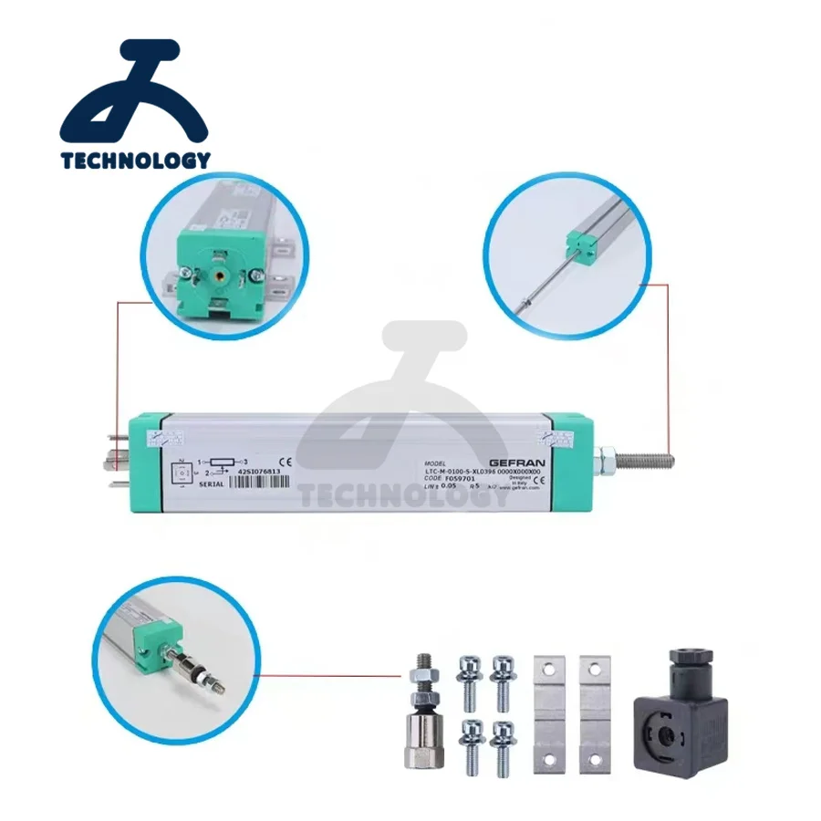 Датчик смещения GEFRAN LTC-M-0400-S-XL0396 LTC-M-0425-S-XL0396 LTC-M-0450-S-XL0396 LTC-M-0475-S-XL0396 LTC-M-0500-S-XL0396