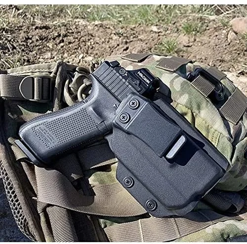 Скрытая внутренняя кобура Kydex для Glock 19 19X 23 32 45 w/O светильник Baldr Mini PL 2 правой руки