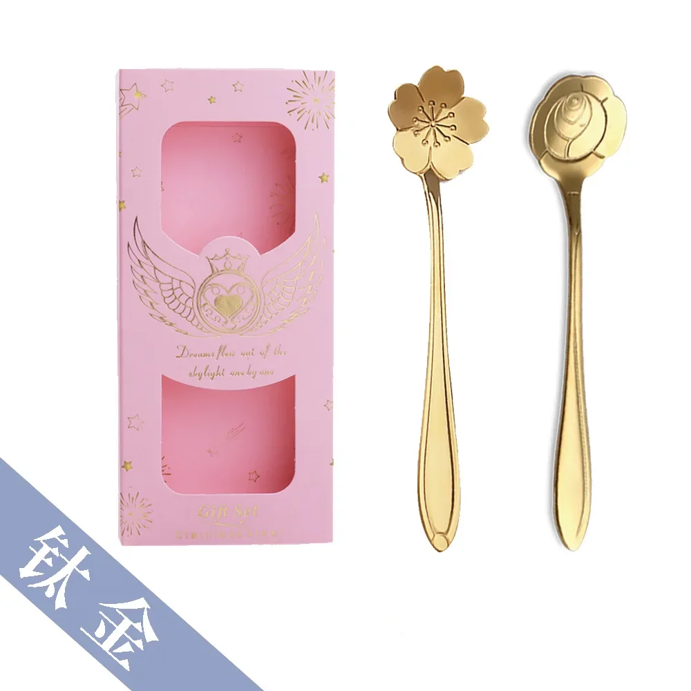 

Набор чайных ложек с цветами из нержавеющей стали 2/4 шт.