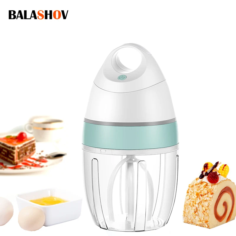 

Wireless Egg Beater Electric Whisk Food Cream Mixer Multi-functional Milk Frother Cream Whisker USB Rechargeable Blender Mixer