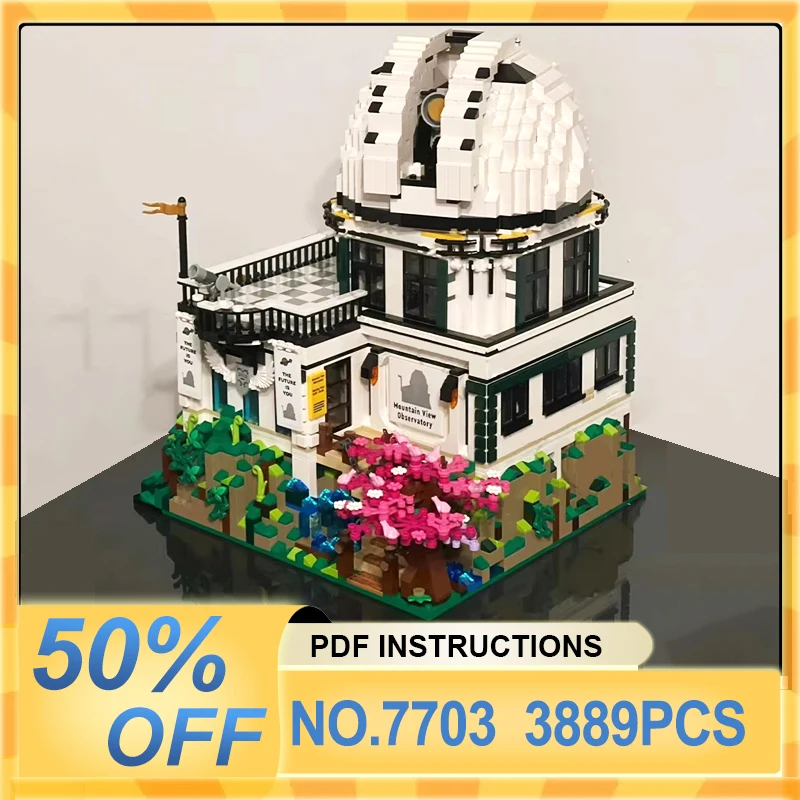 Panbo MOC 7703 совместимый с 910027 обсерватория гор обзор строительные блоки кирпичи