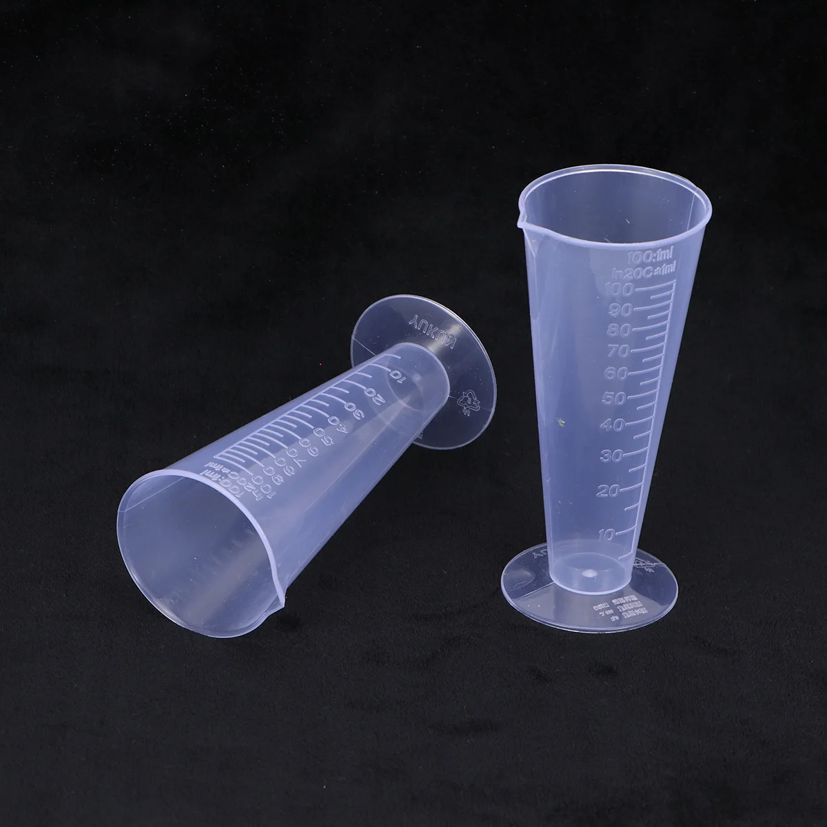 

Cylinder Measuring Cup Graduated Plastic Cups Mixing Liquid Measure Clear Marking Flask Tube Test Mix Beaker Baking Disposable