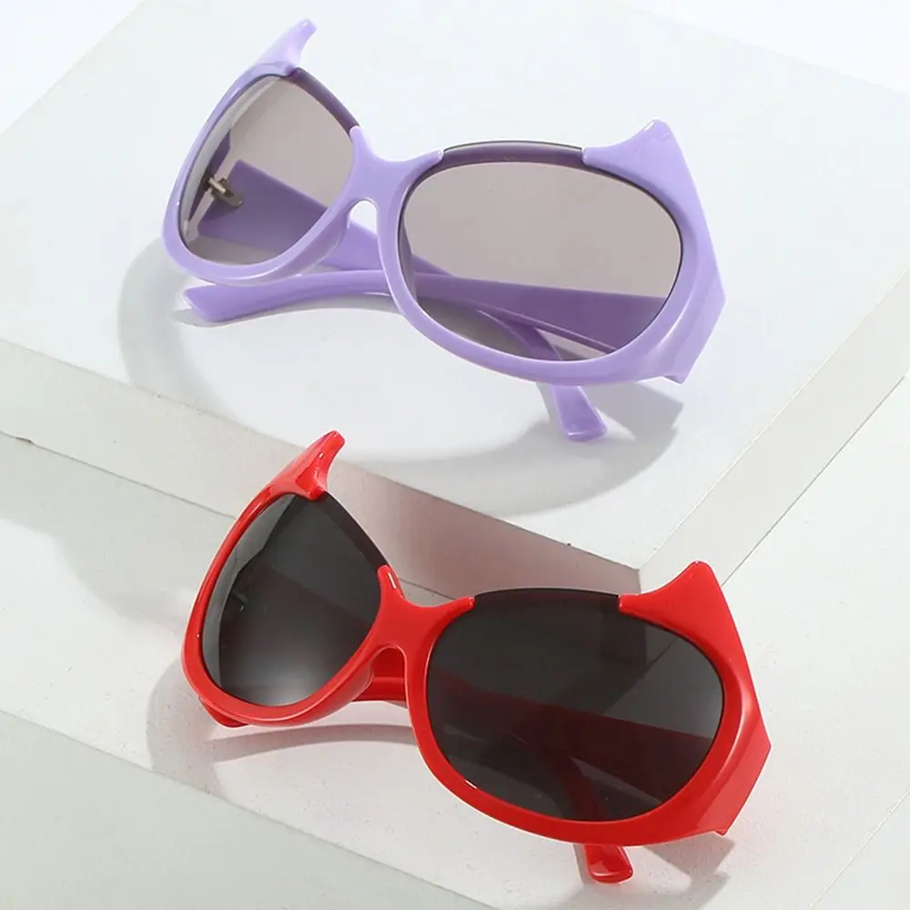 

Unique Punk Sexy Shades Devil Sunglasses Y2k Sunglasses Cat Eye Sun Glasses