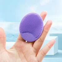 new massage face cleansing brush exfoliating blackhead face clean silicone brush mini massage waterproof facial cleansing tool
