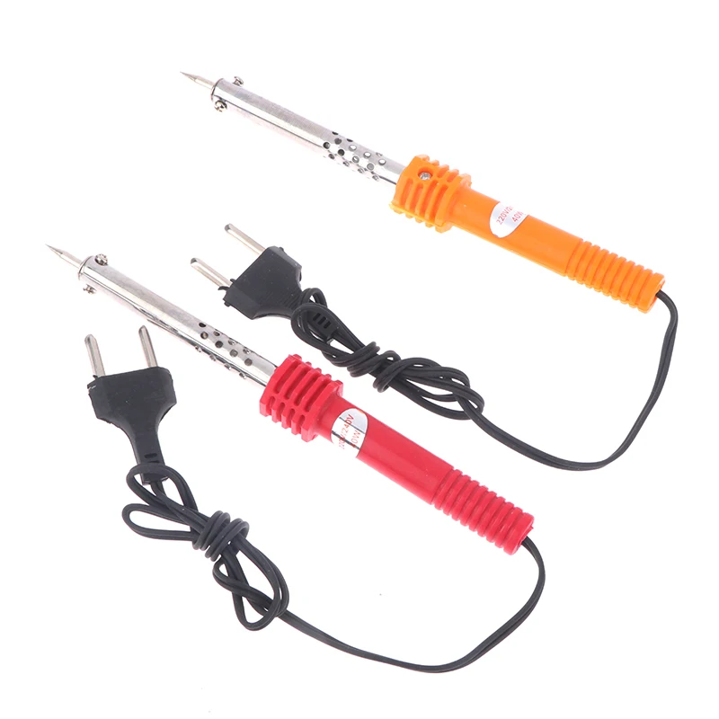 

30W 220V External Heating Electric Soldering Iron Pen With Sharp Tip Welding Kit Repair Tool For Electronics Work EU Plug 1PC