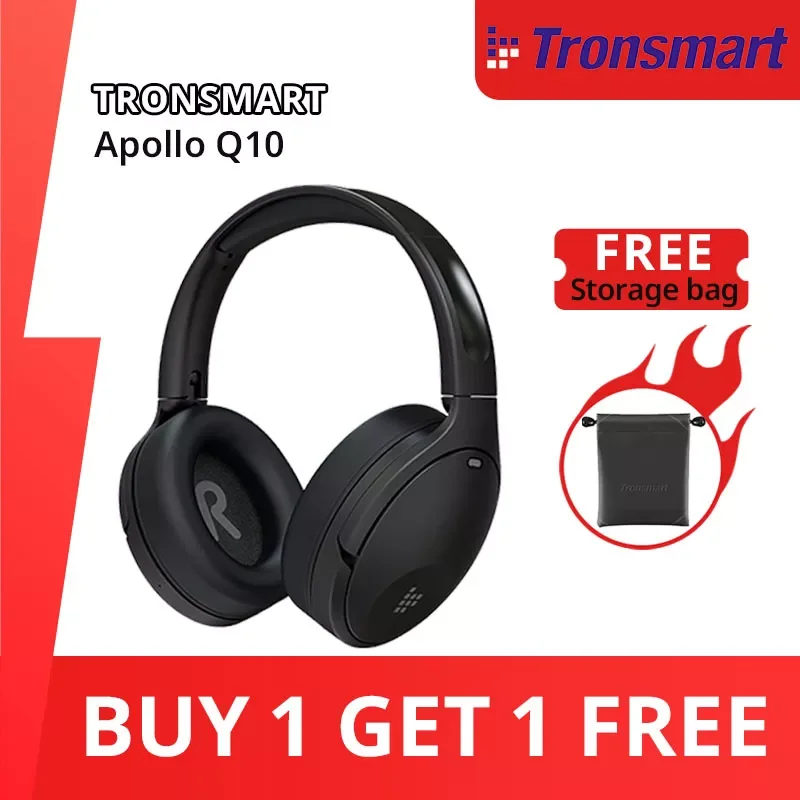 

Bluetooth-наушники Tronsmart Apollo Q10 с активным шумоподавлением
