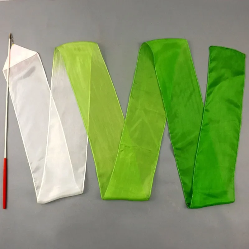 Шелковая палочка Habotai для поклонения художественный реквизит гимнастики балета