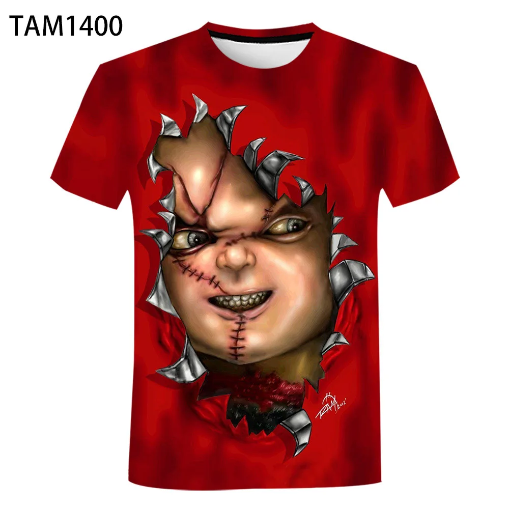 

Футболка мужская и женская с 3D принтом, с коротким рукавом