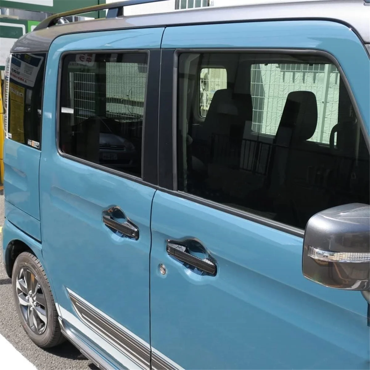 Для Suzuki Spacia Custom MK53S 2023 2024 крышка дверной ручки автомобиля отделка внешние
