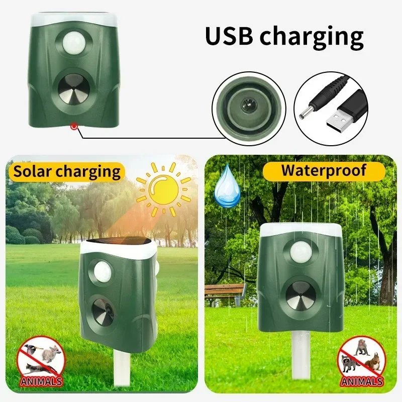 Уличный Водонепроницаемый ультразвуковой отпугиватель мышей сирена антимышь