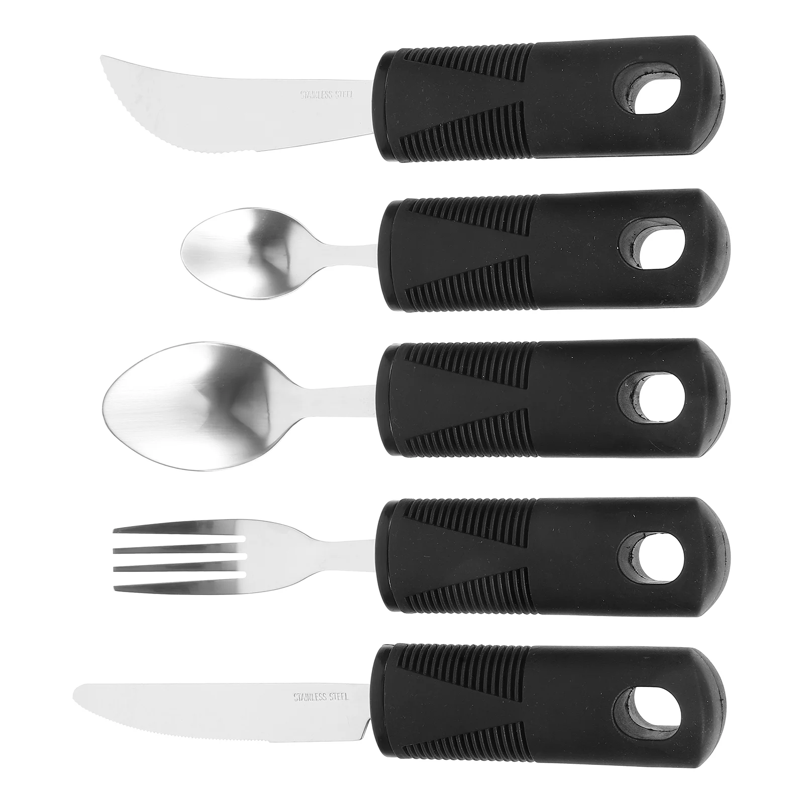 

1 Set Utensils Adapted Cutlery Disabled Utensils Adaptive Eating Utensil Weighted Cutlery for Tremor
