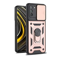 shockproof coque for x3 nfc m3 pro f3 5g case car magnetic ring stand push pull protect shell cover
