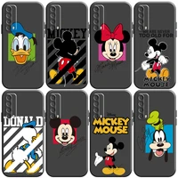 disney mickey mouse cartoon phone case for huawei honor 10 v10 10i 20 v20 20i 10 20 lite 30s 30 lite pro silicone cover black