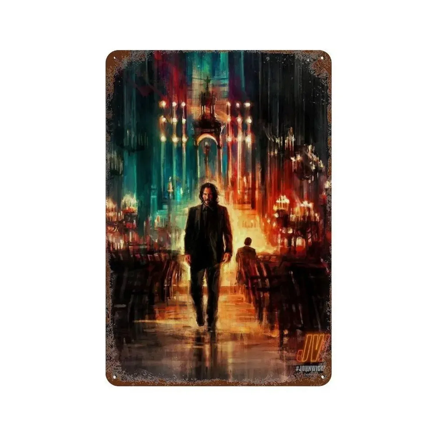 Старый фильм металлические жестяные знаки видеостена украшение табличка