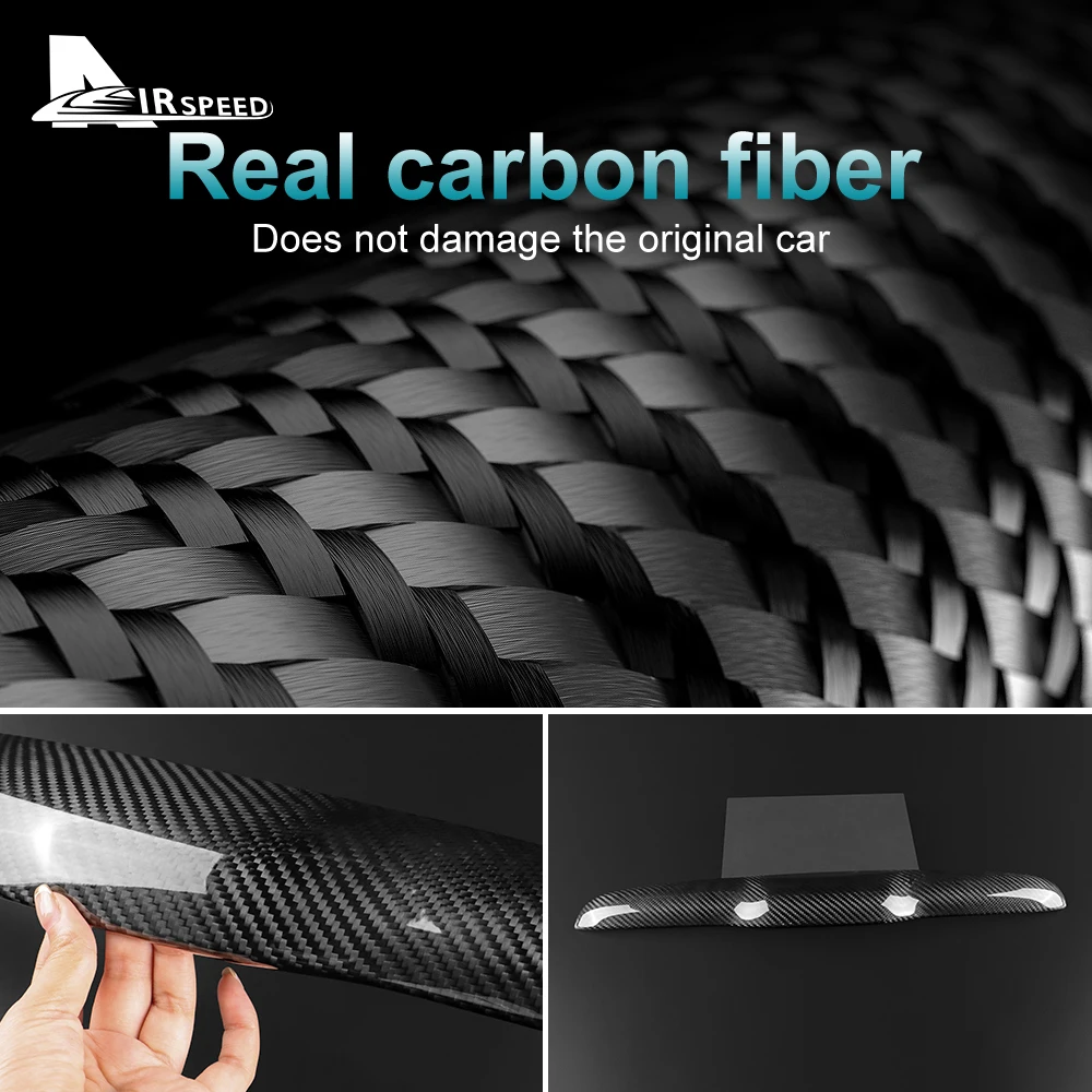 Наклейка из настоящего твердого углеродного волокна для Fiat 500 08-23 Abarth 595 2012-2023 695