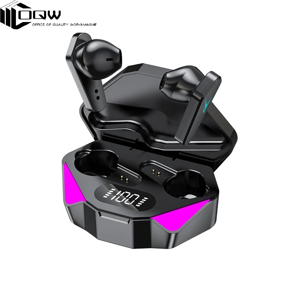 

OQW X15 TWS Bluetooth Earphone Wireless Headphones Earbuds Blutooth Handfree Headsets With Charging Box for Xiaomi Huawei Mobile