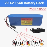 2022 original 7s3p29 4v 15ah li ion battery pack with 15ah balanced bms for electric bicycle scooter power wheelchair2a charger