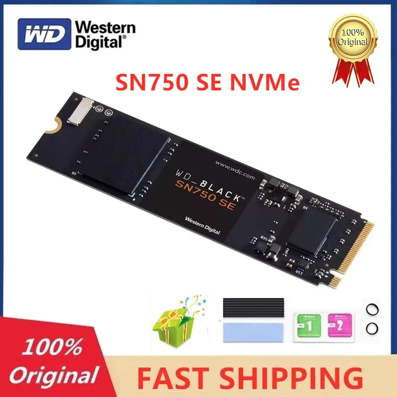 se 1tb 500gb 250g Nvme Unidade de Estado Sólido Interno Gen4 Pcie M.2 2280 até 3600 mb s Ssd Jogo Interno Original wd Preto Sn750