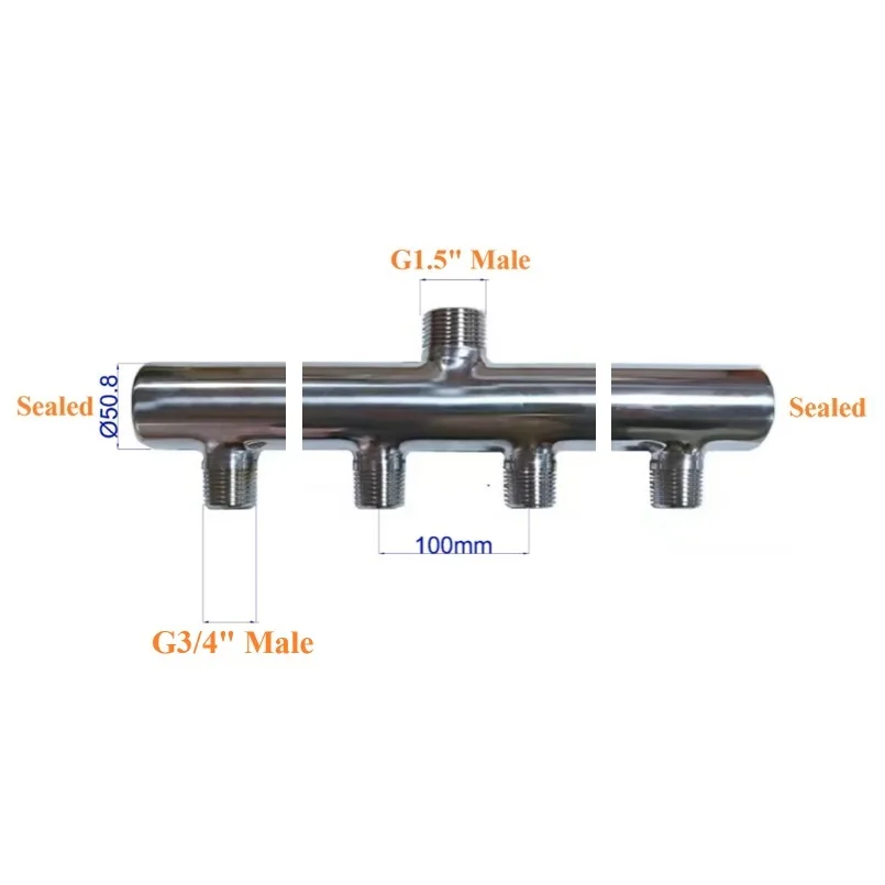 

Коллектор для орошения Premintehdw из нержавеющей стали 2-10 портов