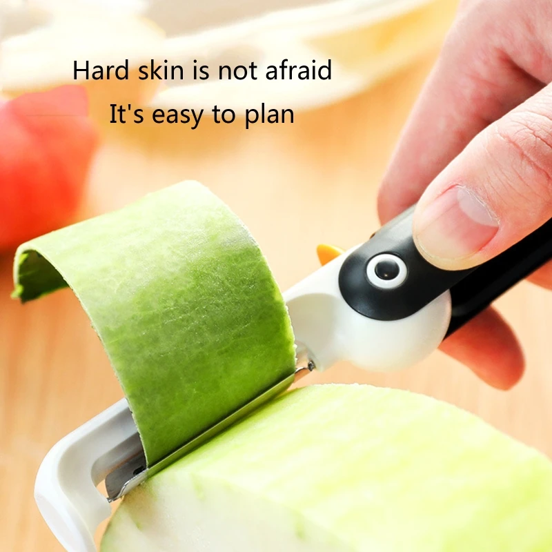 

Penguin Shaped Fruit Vegetable Peeler Folding Peeling Machine Stainless Steel Cutting Tool Kitchen Accessories Household