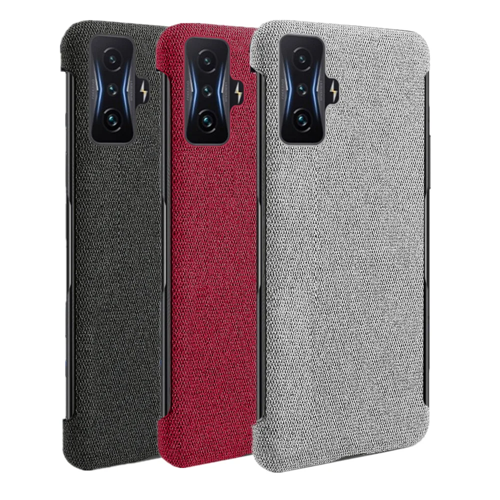 

For Xiaomi PocoF4 GT Case Luxury Febric Antiskid Cover For Poco Poko Pocco Little F4GT F 4 GT 4GT F4 GT 5G Global Version Coque