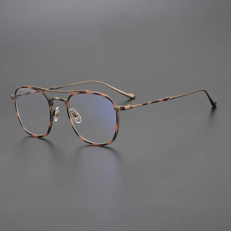 Овальные очки для чтения женские японские ручной работы оправа очков титана ARLT5925