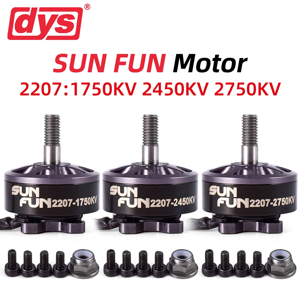 

DYS FPV Racing Drone Brushless Motor 2207 DIY RC Motors 4-5S CW Thread For Multirotor Quadcopter RC Aircraft Spare Parts SUN FUN