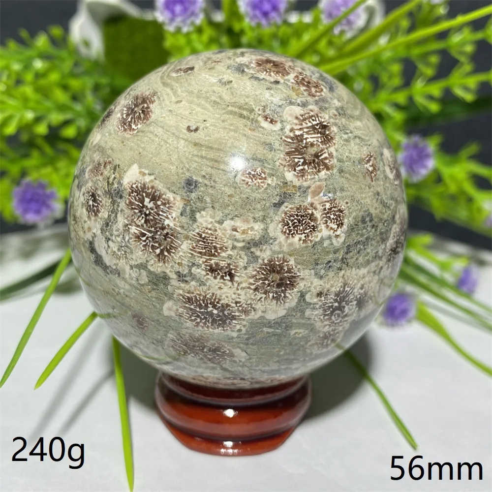 

Зеленый вишневый агат хрустальный шар