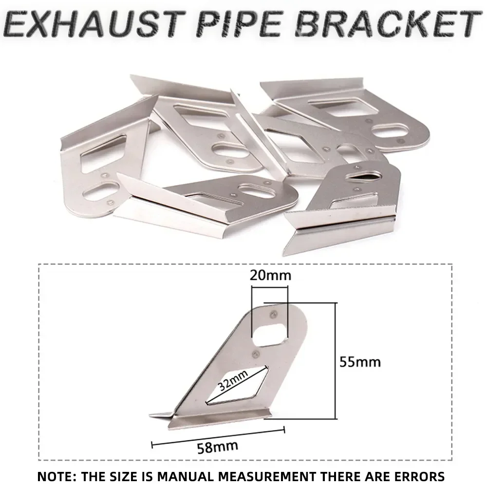 Ber Panger Ukuran Universal Dukengen Tipe Z Peredam Pemegang Монтажный кронштейн для двигателя Knalpot lute tower