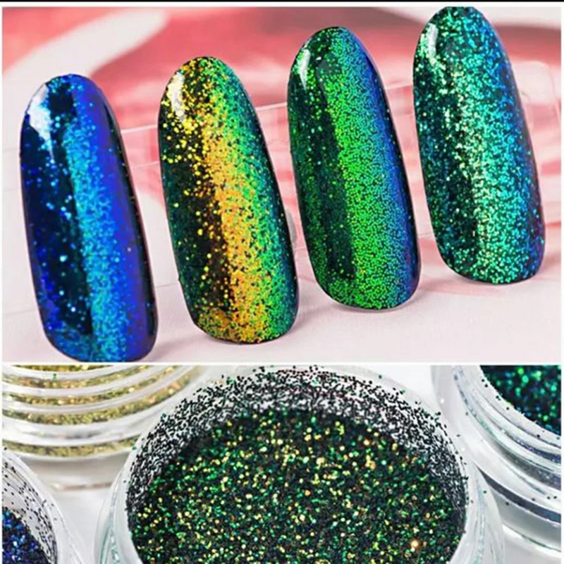 

10G/Jar Chameleon Pigment Colorful Shiny Pearl Nail Powder Superfine DIY Pearlescent 79 Bottle Mica Dipping Powder Pigment 1#