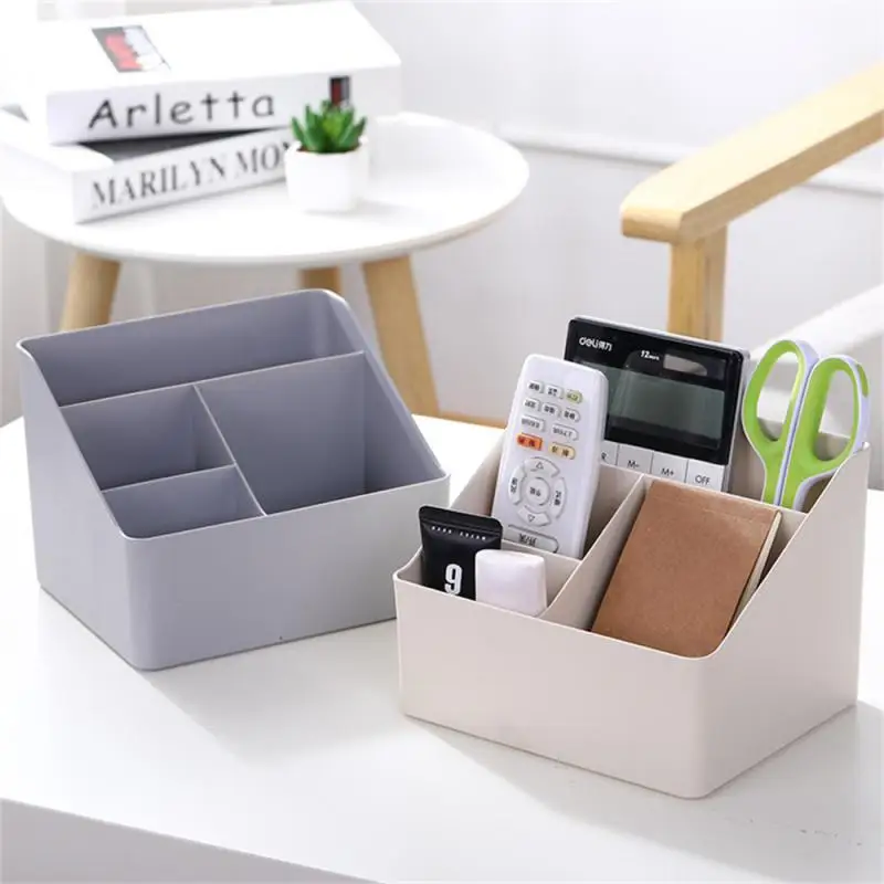 

Cosmetics Storage Cosmetics Storage Box Plastic 5 Grid/3 Grid Makeup Organizer Box Creative Desktop Storage Box Home Large