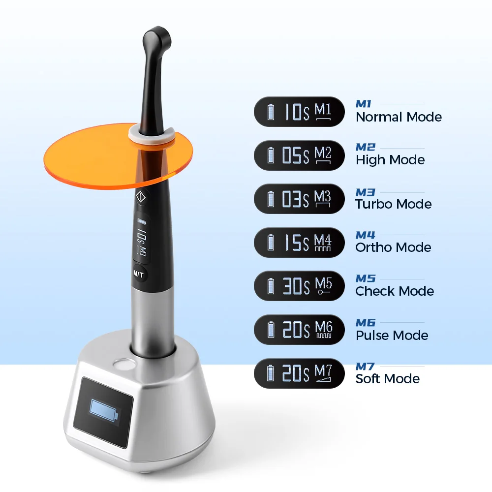 JOY DENTAL Стоматологическая светодиодная полимеризационная лампа 1 сек. высокая