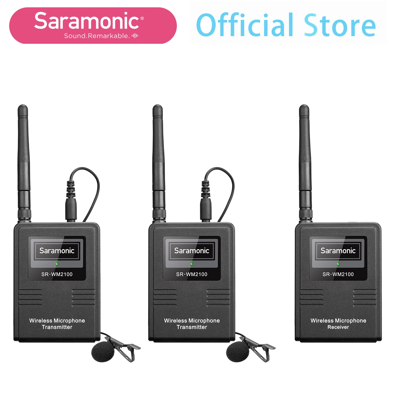 

Беспроводная микрофонная система Saramonic SR-WM2100, 2,4 ГГц