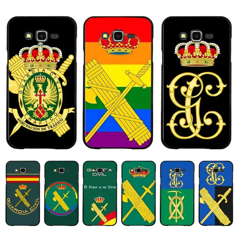 

Civil Guard Spanish Flag Phone Case For Samsung Galaxy J4plus J6 J5 J72016 J7prime cover for J7Core J6plus