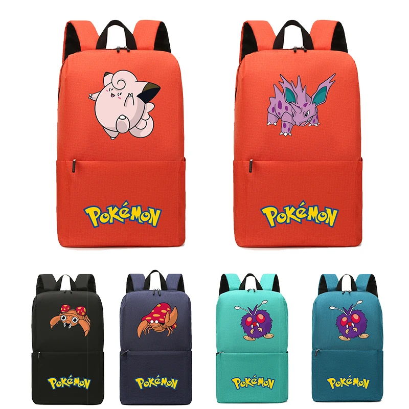 

Pokemon Pikachu Snorlax Book Female Girls Waterproof Backpack for Student Women Pack Schoolbag Gengar Laptop Backpack Mochilas