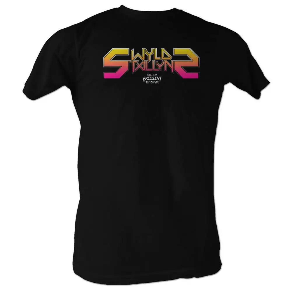 Черная футболка Bill And Ted Stallyns из хлопка