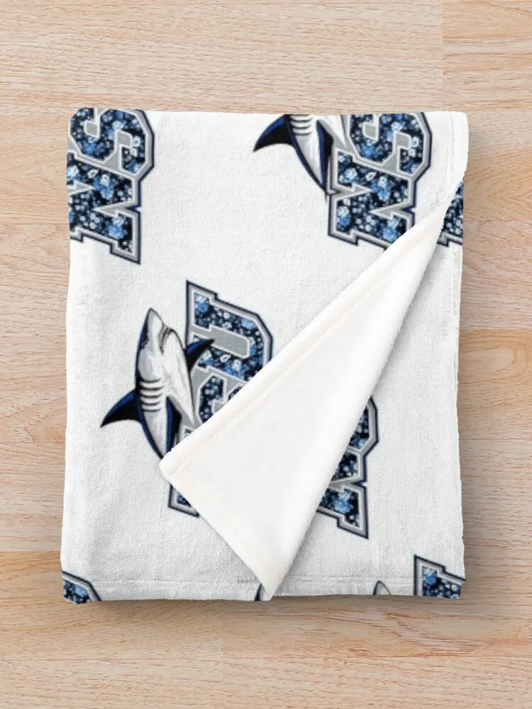 Nova Southeastern университетское одеяло с принтом акулы мягкое королевское фланелевое |
