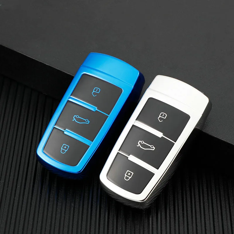 TPU Car Remote Key Case Control Protective Cover for Volkswagen VW CC Passat B6 B7 Passat 3C CC Protecotr Fob Keyless