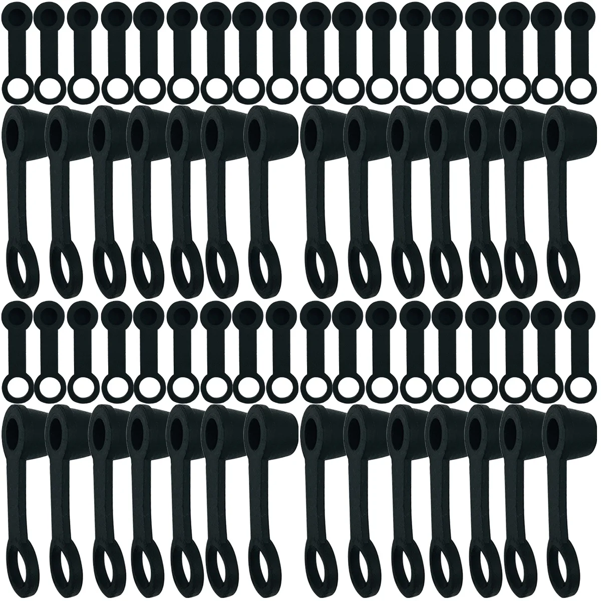 

120 Pcs Motorbike Brake Caps Motorbike Screw Covers Brake Bleeder Caps Rubber Bleeder Caps