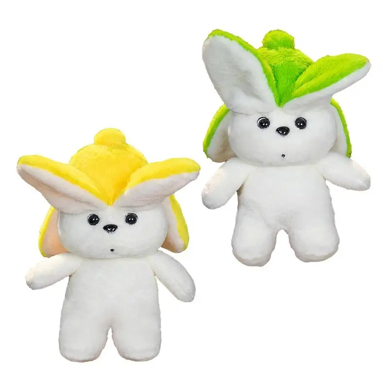 

Милые детские плюшевые игрушки, 30 см, милая собака, банановая шапка, движущиеся уши, креативная плюшевая кукла, мягкие игрушки, детские подарки